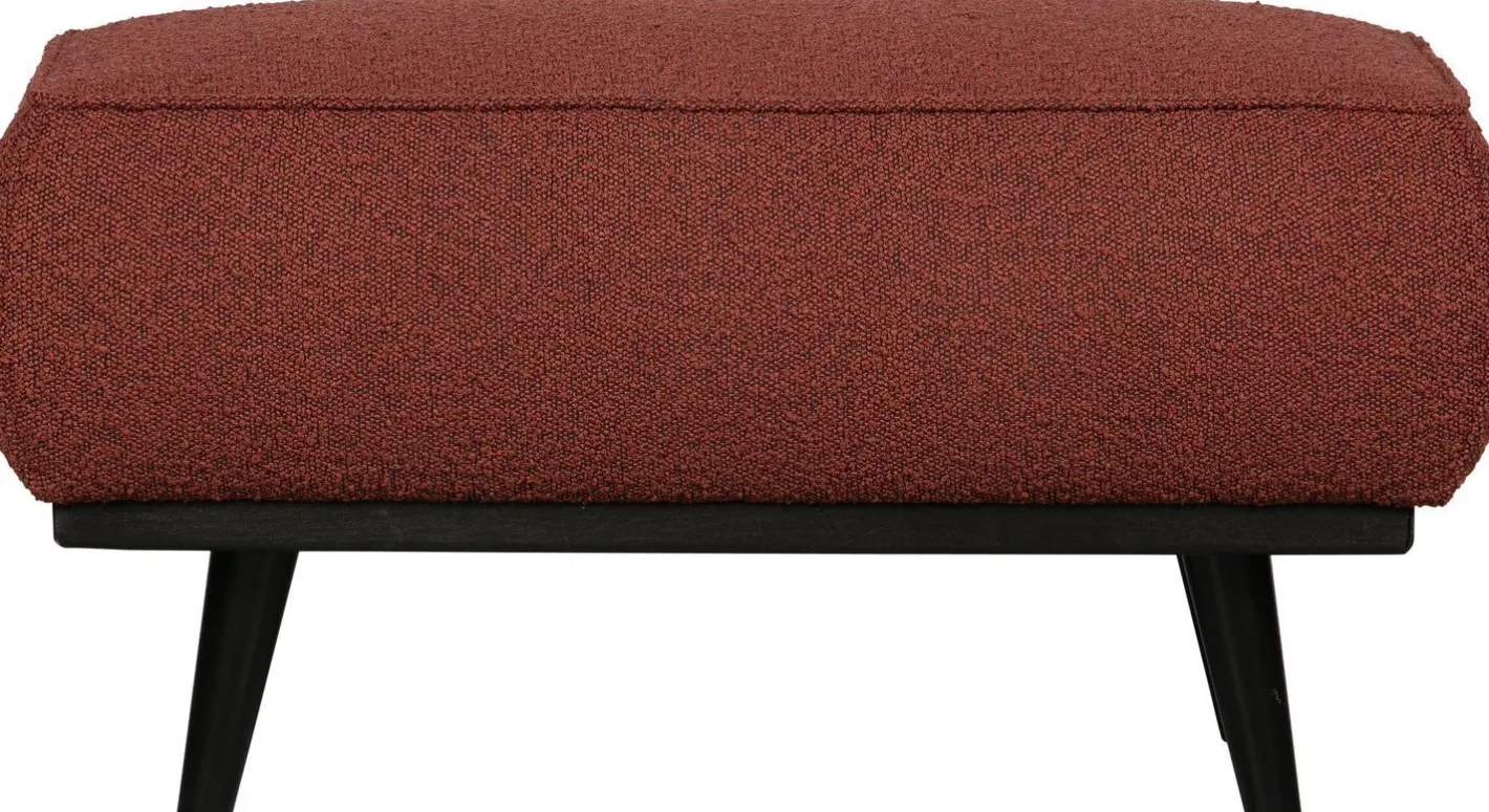 Discount WOOOD Statement Bouclé Hocker Chestnut