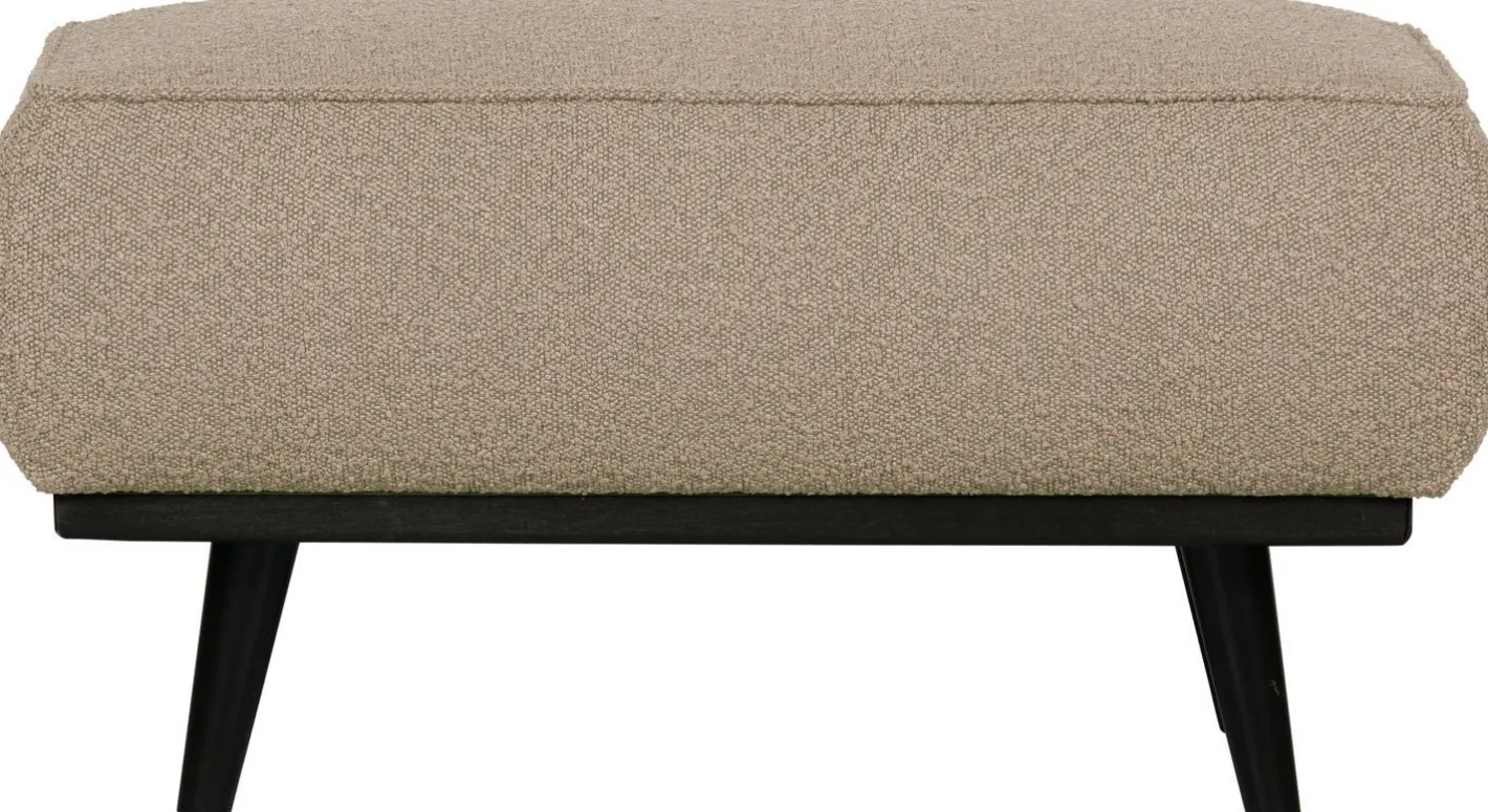 Outlet WOOOD Statement Bouclé Hocker Beige