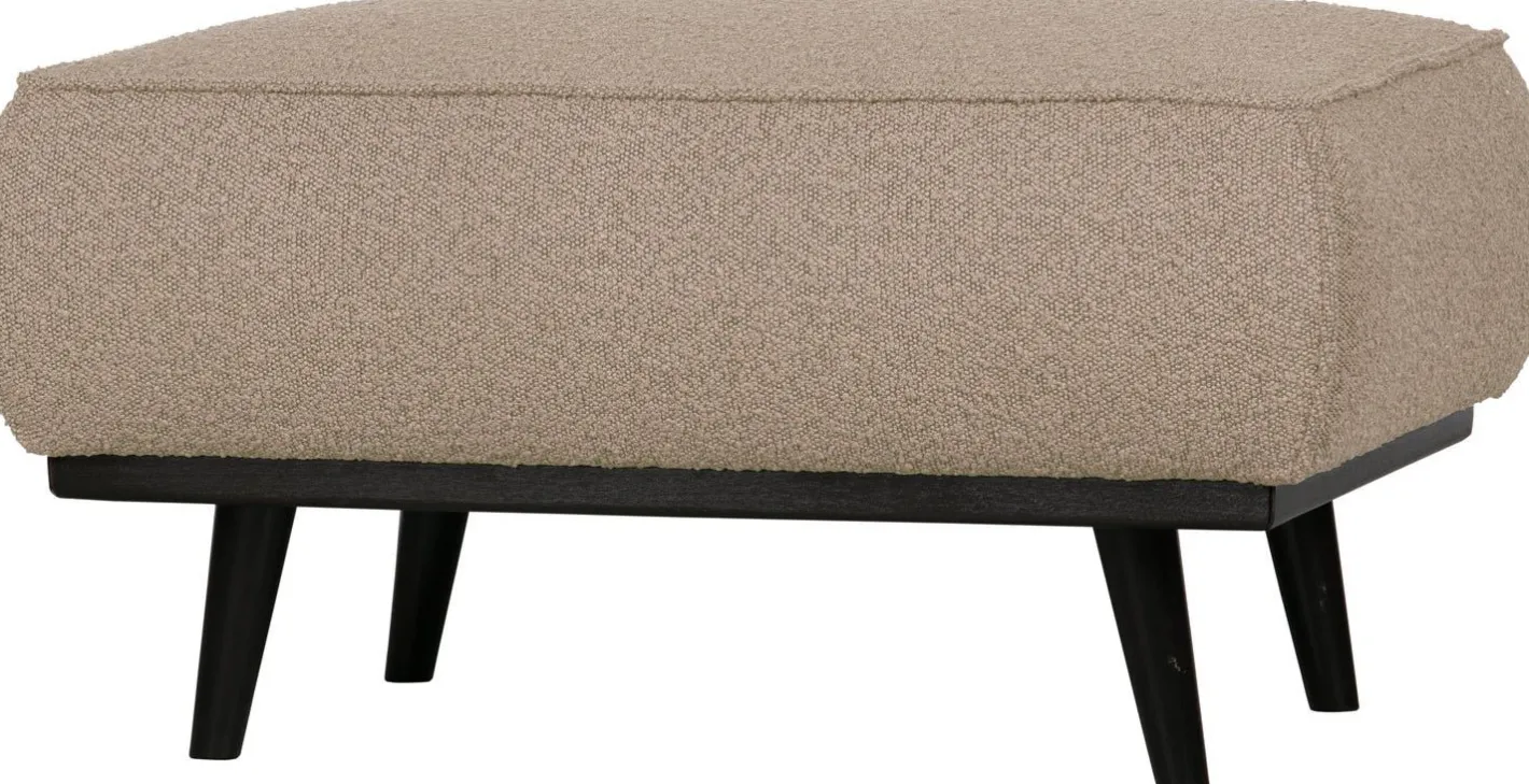 Outlet WOOOD Statement Bouclé Hocker Beige