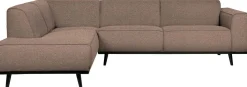 Sale WOOOD Statement Bouclé Links Hoekbank Nougat