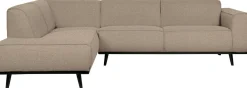 Sale WOOOD Statement Bouclé Links Hoekbank Beige