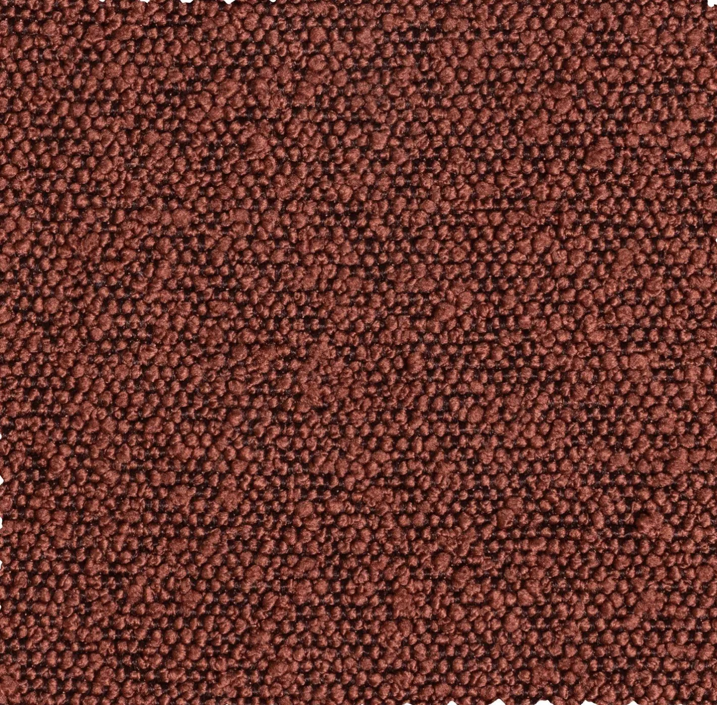 Best WOOOD Statement Bouclé Links Hoekbank Chestnut