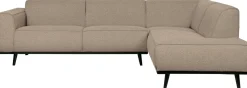Discount WOOOD Statement Bouclé Rechts Hoekbank Beige