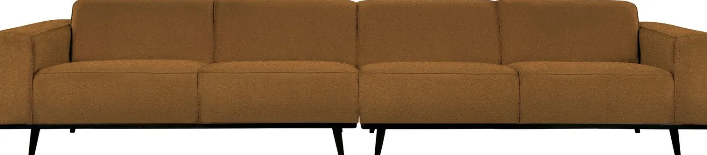 New WOOOD Statement Bouclé XL 4-Zitsbank Butter