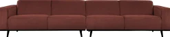 New WOOOD Statement Bouclé XL 4-Zitsbank Chestnut