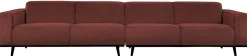 New WOOOD Statement Bouclé XL 4-Zitsbank Chestnut