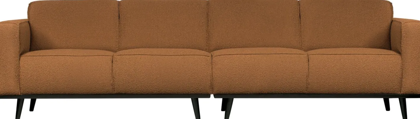 Sale WOOOD Statement Bouclé 4-Zitsbank Butter