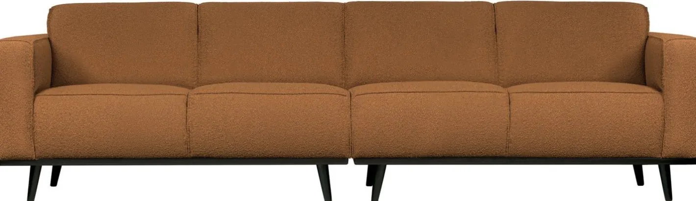 Sale WOOOD Statement Bouclé 4-Zitsbank Butter