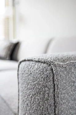 Outlet WOOOD Statement Bouclé 3-Zitsbank Beige