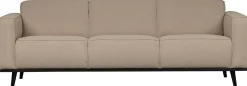 Outlet WOOOD Statement Bouclé 3-Zitsbank Beige