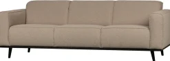 Outlet WOOOD Statement Bouclé 3-Zitsbank Beige