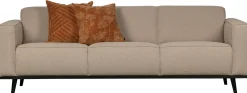 Outlet WOOOD Statement Bouclé 3-Zitsbank Beige