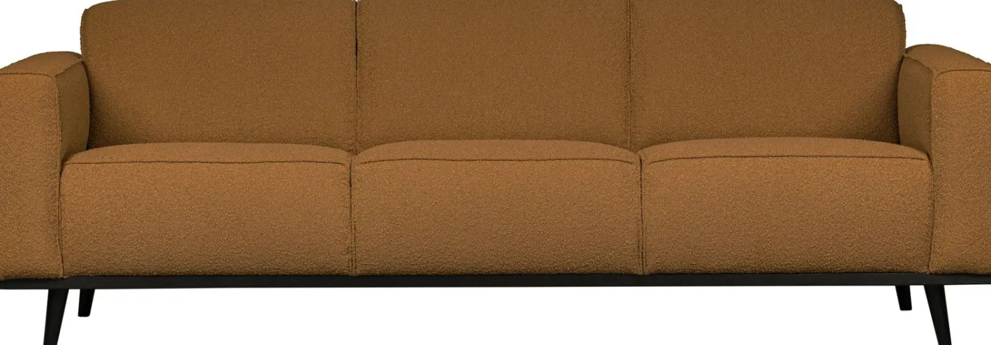 Sale WOOOD Statement Bouclé 3-Zitsbank Butter