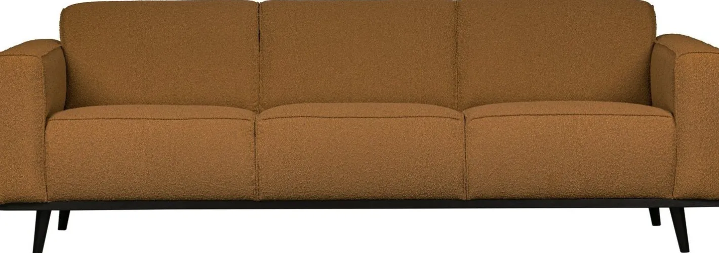 Sale WOOOD Statement Bouclé 3-Zitsbank Butter