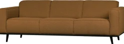 Sale WOOOD Statement Bouclé 3-Zitsbank Butter