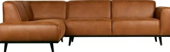 Outlet WOOOD Statement Links Hoekbank cognac