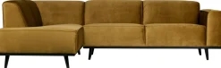 Sale WOOOD Statement Links Hoekbank Honey Yellow