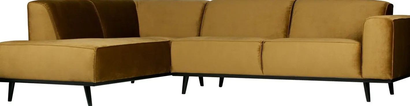 Sale WOOOD Statement Links Hoekbank Honey Yellow