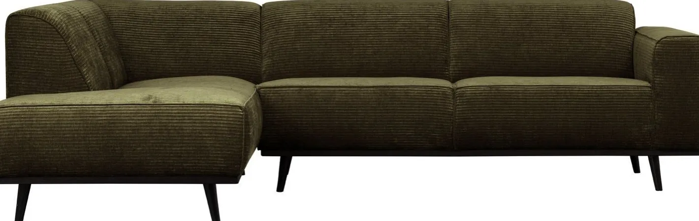 New WOOOD Statement Links Rib Hoekbank Warm Green