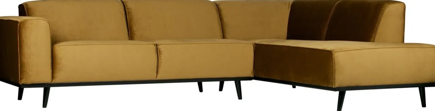 Outlet WOOOD Statement Rechts Hoekbank Honey Yellow