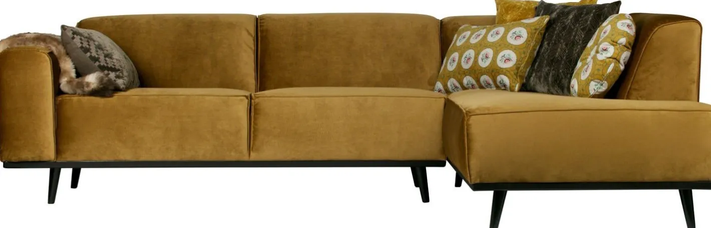 Outlet WOOOD Statement Rechts Hoekbank Honey Yellow