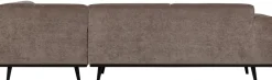 Discount WOOOD Statement Rechts Rib Hoekbank Taupe
