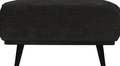 Hot WOOOD Statement Rib Hocker Graphite