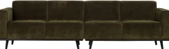 New WOOOD Statement Rib 4-zitsbank Warm Green