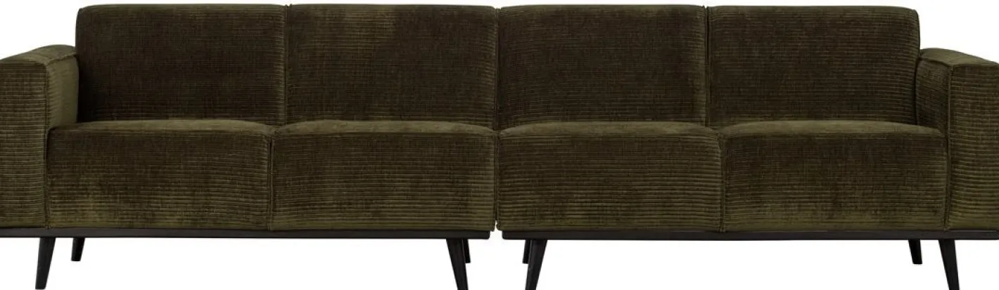 New WOOOD Statement Rib 4-zitsbank Warm Green