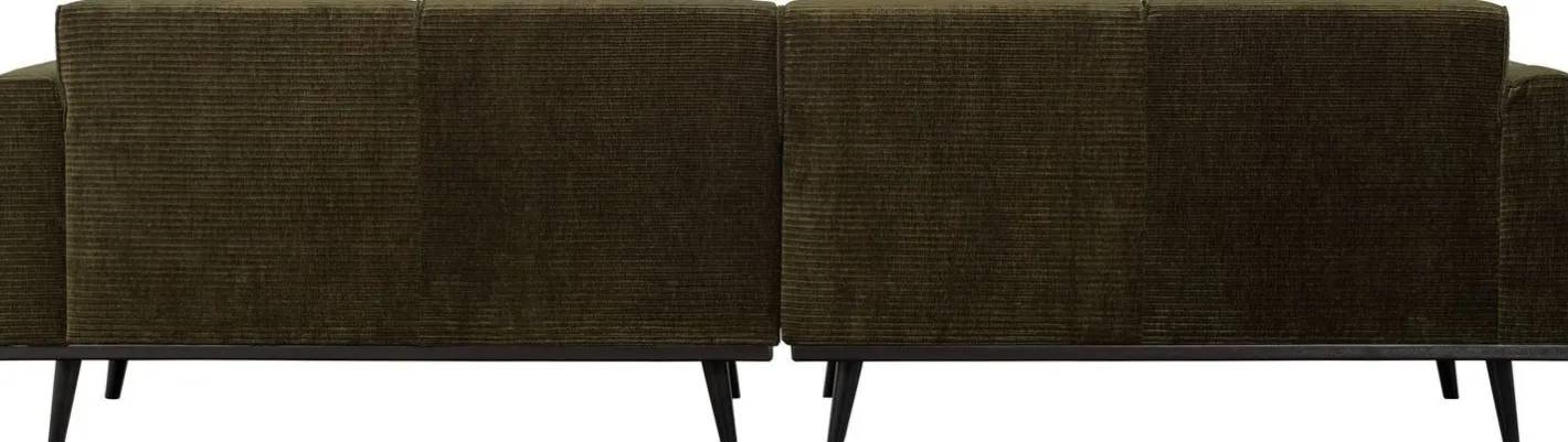 New WOOOD Statement Rib 4-zitsbank Warm Green