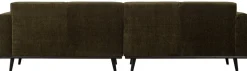 New WOOOD Statement Rib 4-zitsbank Warm Green