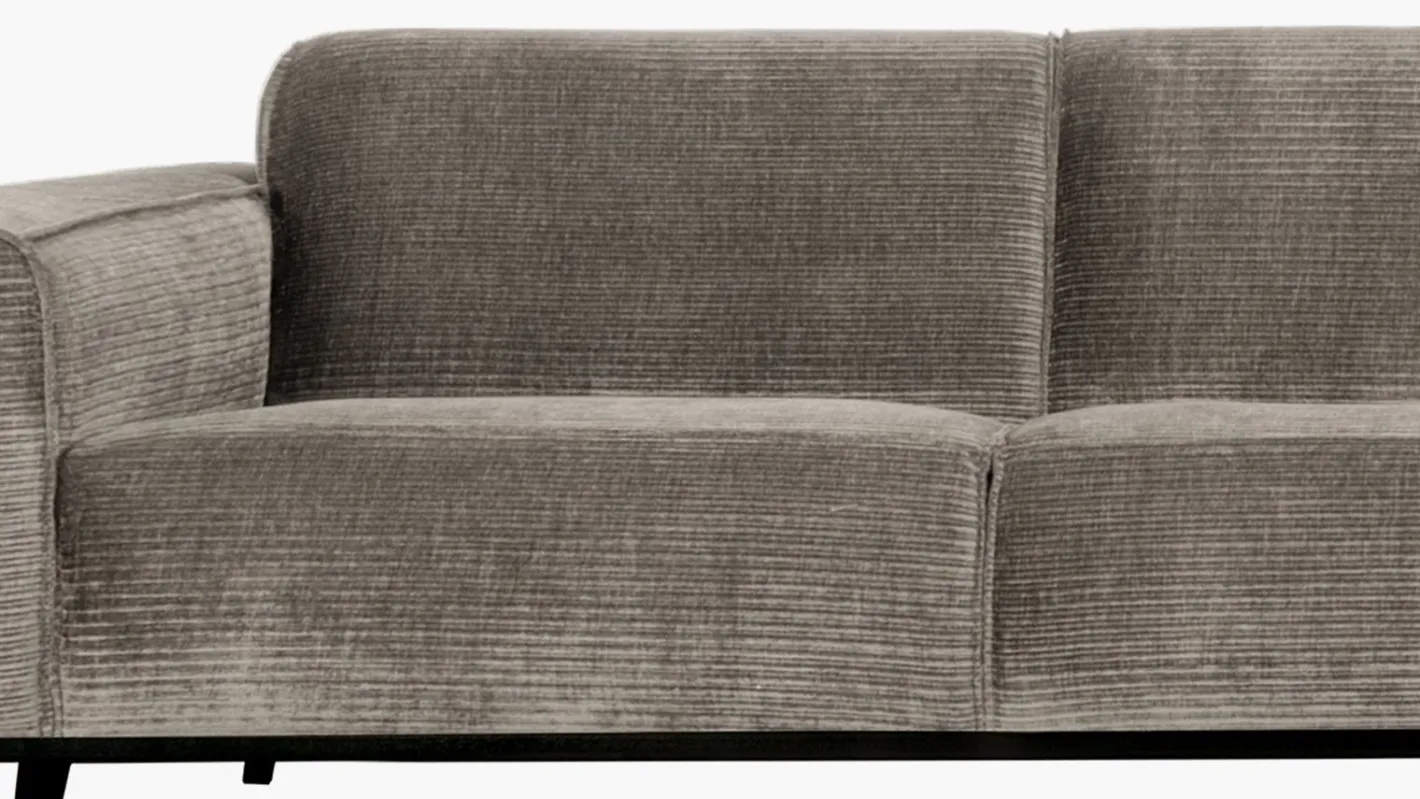 New WOOOD Statement XL Rib 4-Zitsbank Clay