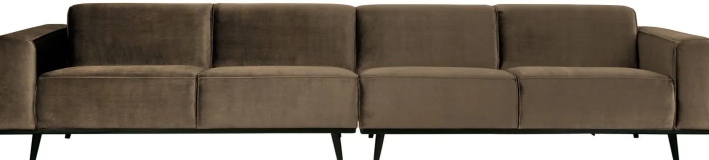 Sale WOOOD Statement XL 4-Zitsbank taupe