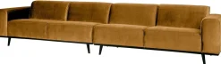 Hot WOOOD Statement XL 4-Zitsbank Honey Yellow