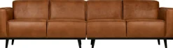 Clearance WOOOD Statement XL 4-zitsbank Cognac