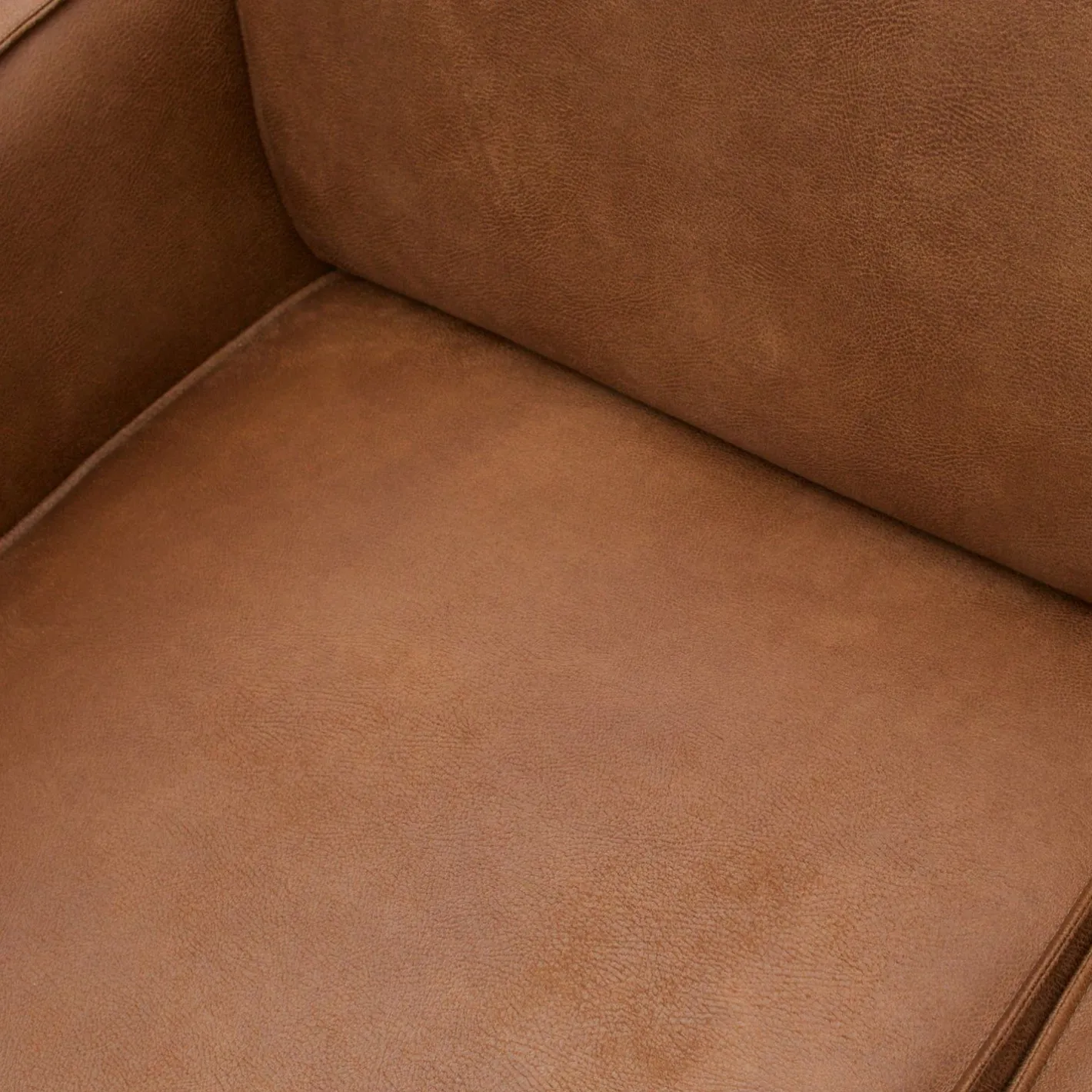 Clearance WOOOD Statement XL 4-zitsbank Cognac