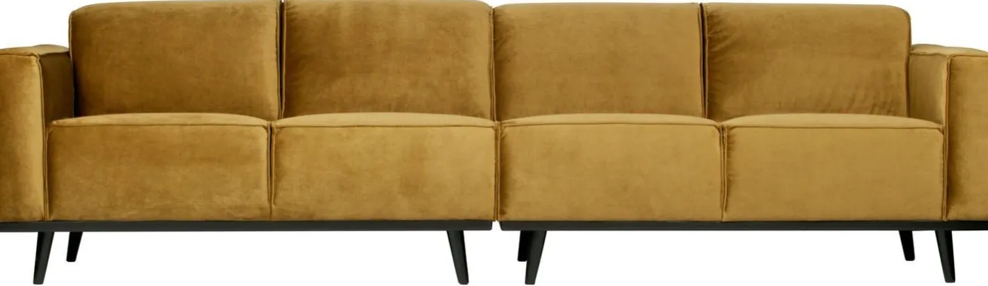 Hot WOOOD Statement 4-zitsbank Honey Yellow