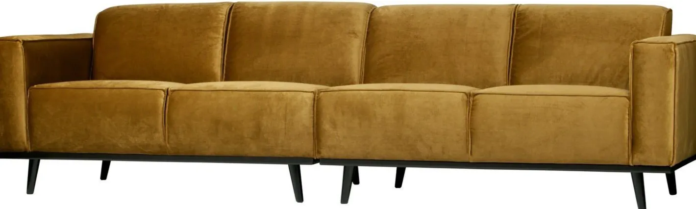 Hot WOOOD Statement 4-zitsbank Honey Yellow