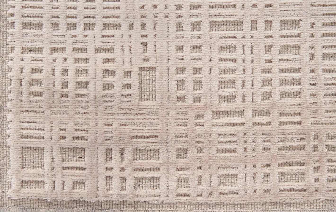 Sale Montèl Stibe Vloerkleed White, Beige