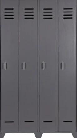 New WOOOD Stijn Lockerkast hoog Steel Grey