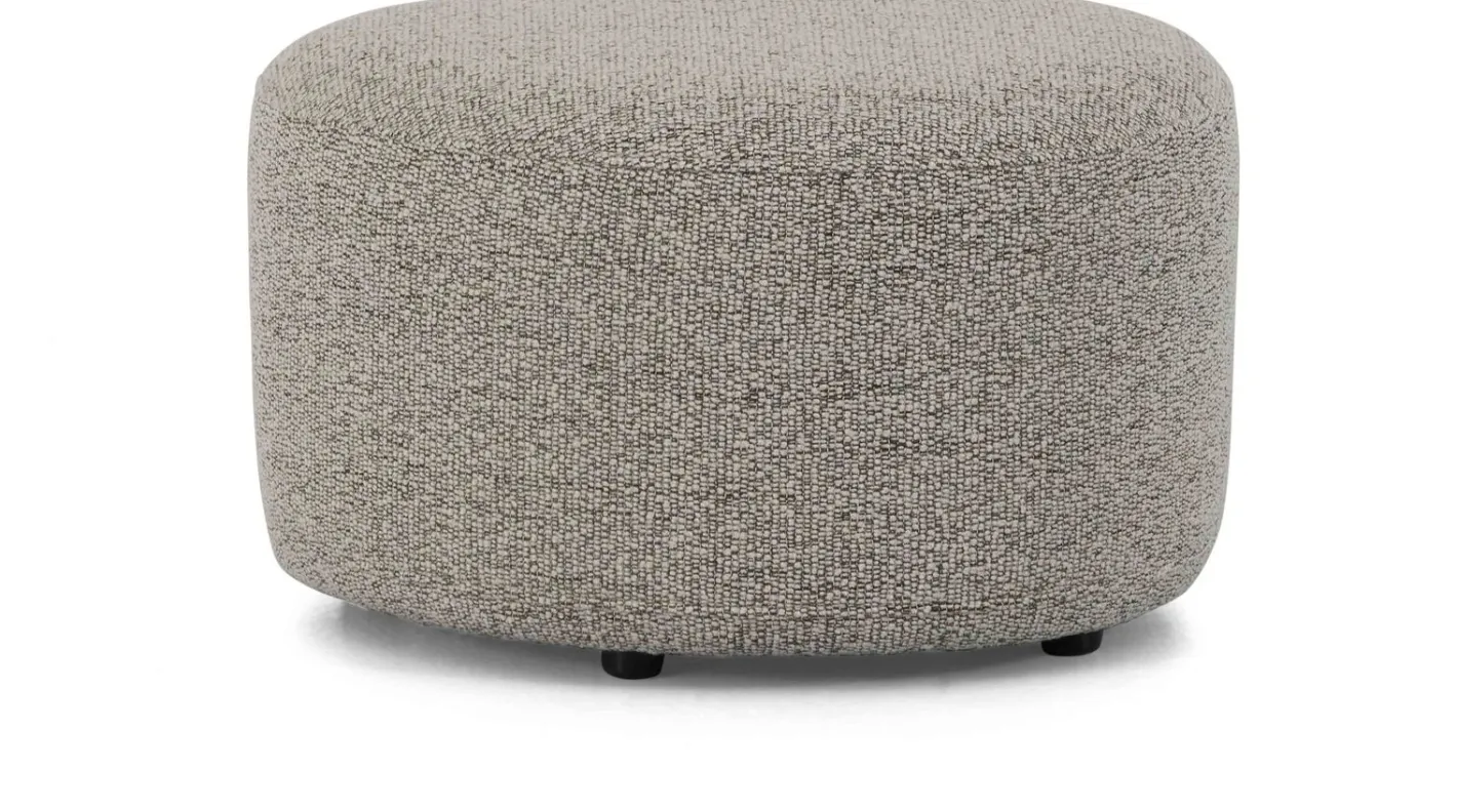 Outlet Montèl Stone Poef Turtle, Ivory