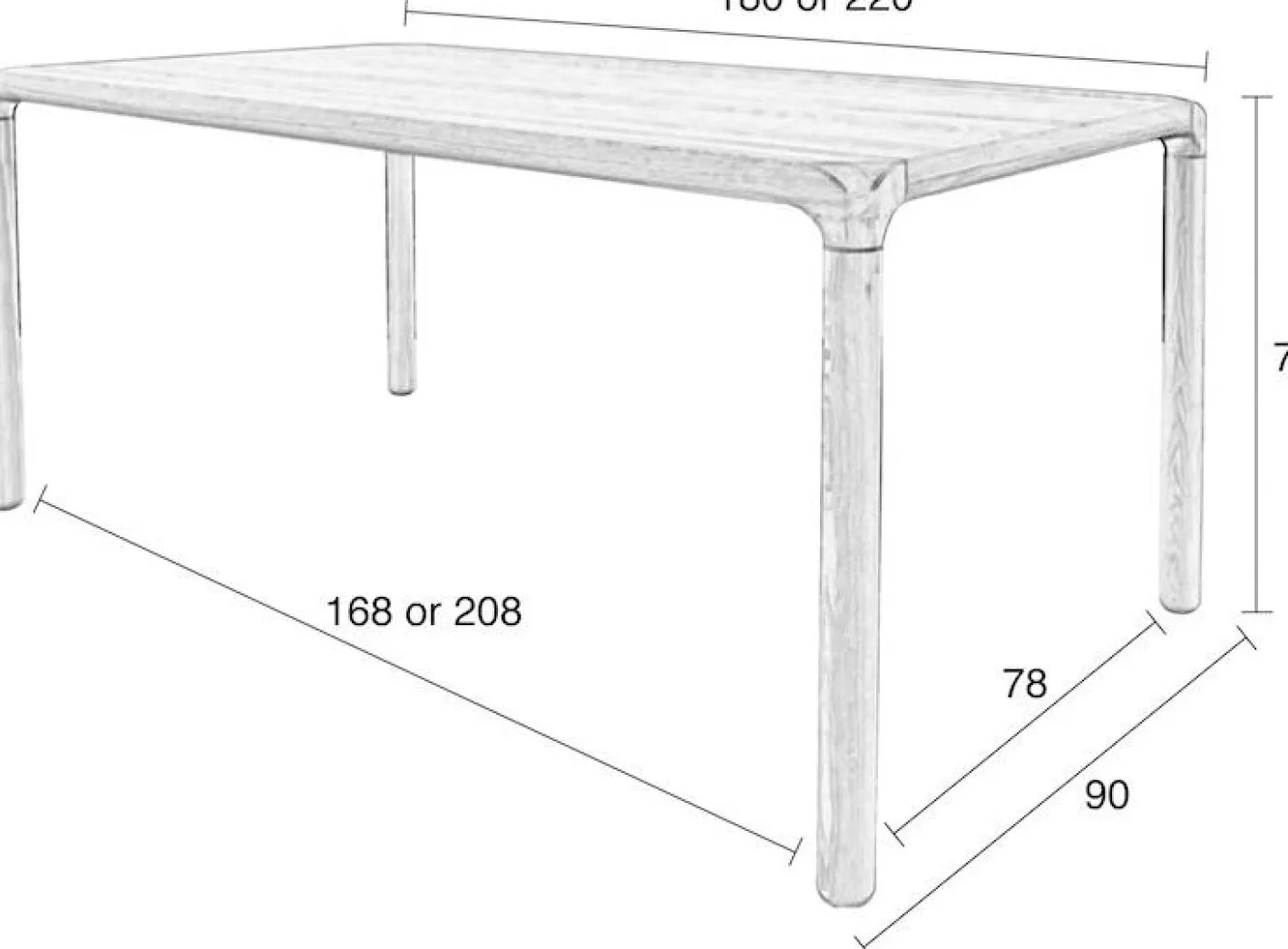 Sale Zuiver Storm Eettafel Black
