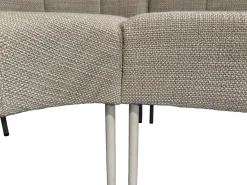 Best Eijerkamp Collectie Striped Eetkamerbank Ecru
