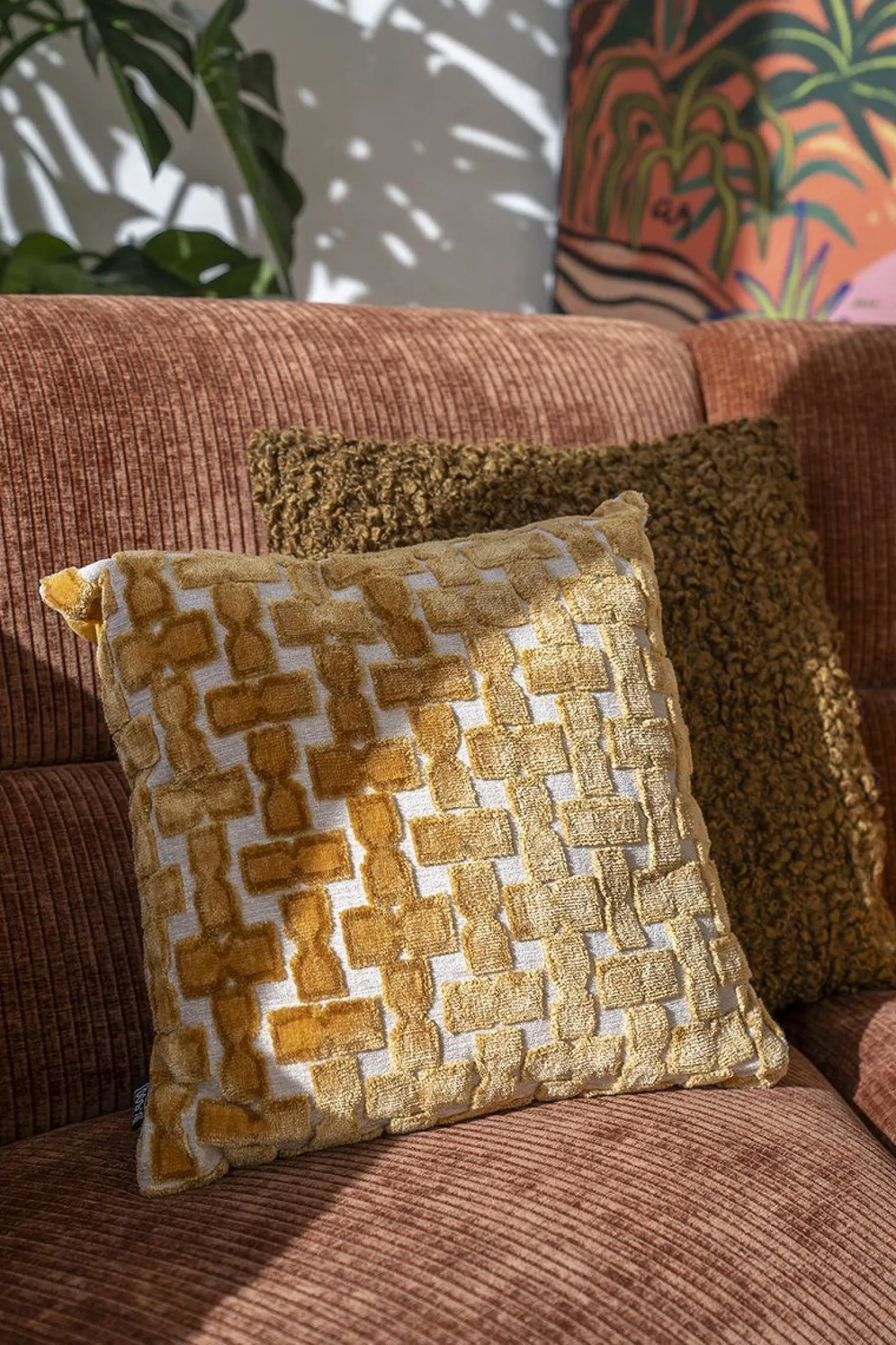 Outlet By Boo Stunda Sierkussen Mustard
