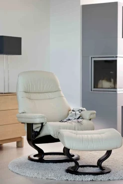 Hot Stressless Sunrise Relaxfauteuil Zwart