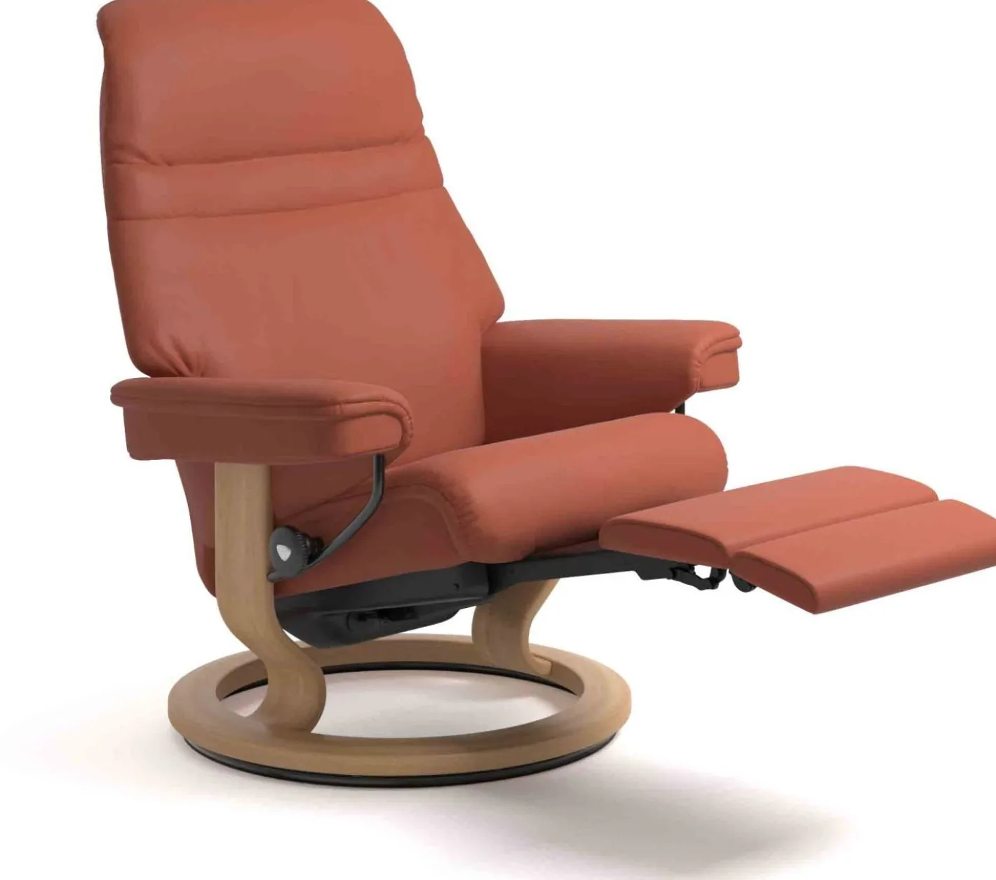 Hot Stressless Sunrise Relaxfauteuil Zwart