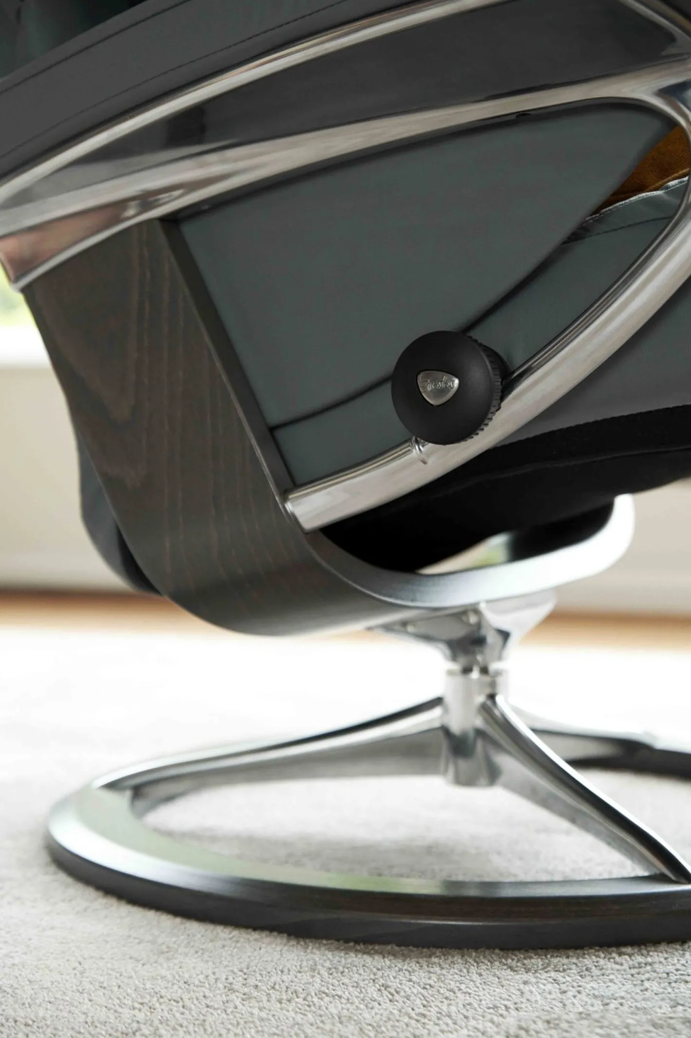 Hot Stressless Sunrise Relaxfauteuil Zwart