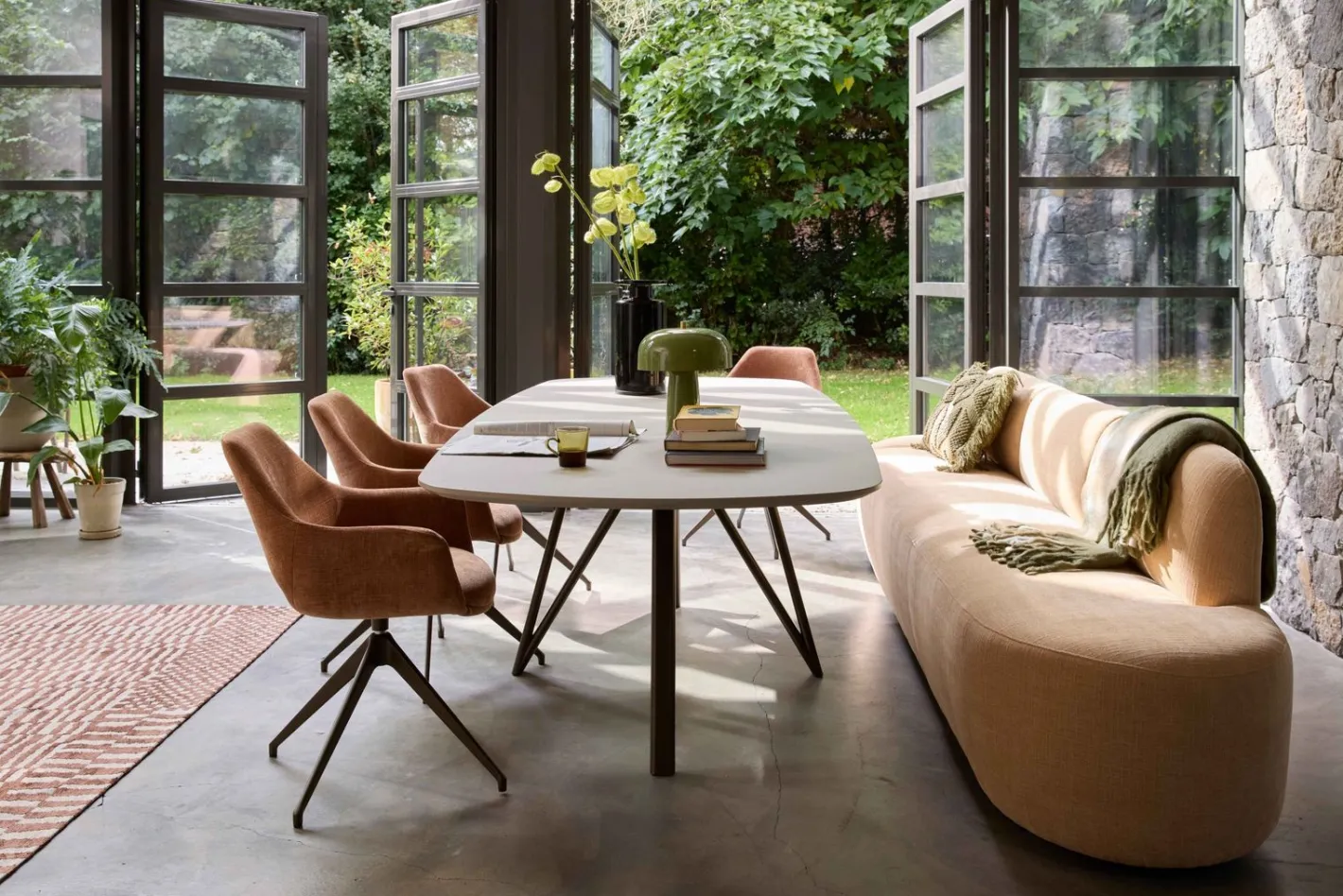 New Eijerkamp Collectie Supermoon Eetkamerbank Bruin