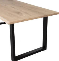 Online WOOOD Tablo Boomstam U-poot Eettafel Naturel
