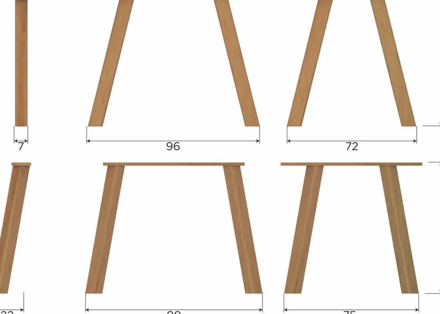 Discount WOOOD Tablo Eettafel Transparant